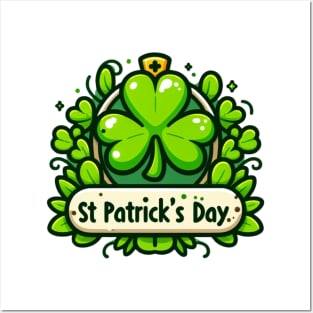 Happy st Patrick's Day Posters and Art